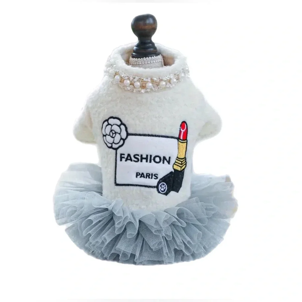 🌟NEW🌟 Fashion Paris Premium Mesh Pet Dress